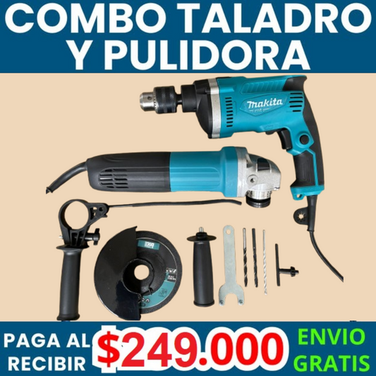 COMBO TALADRO Y PULIDORA EN OFERTA